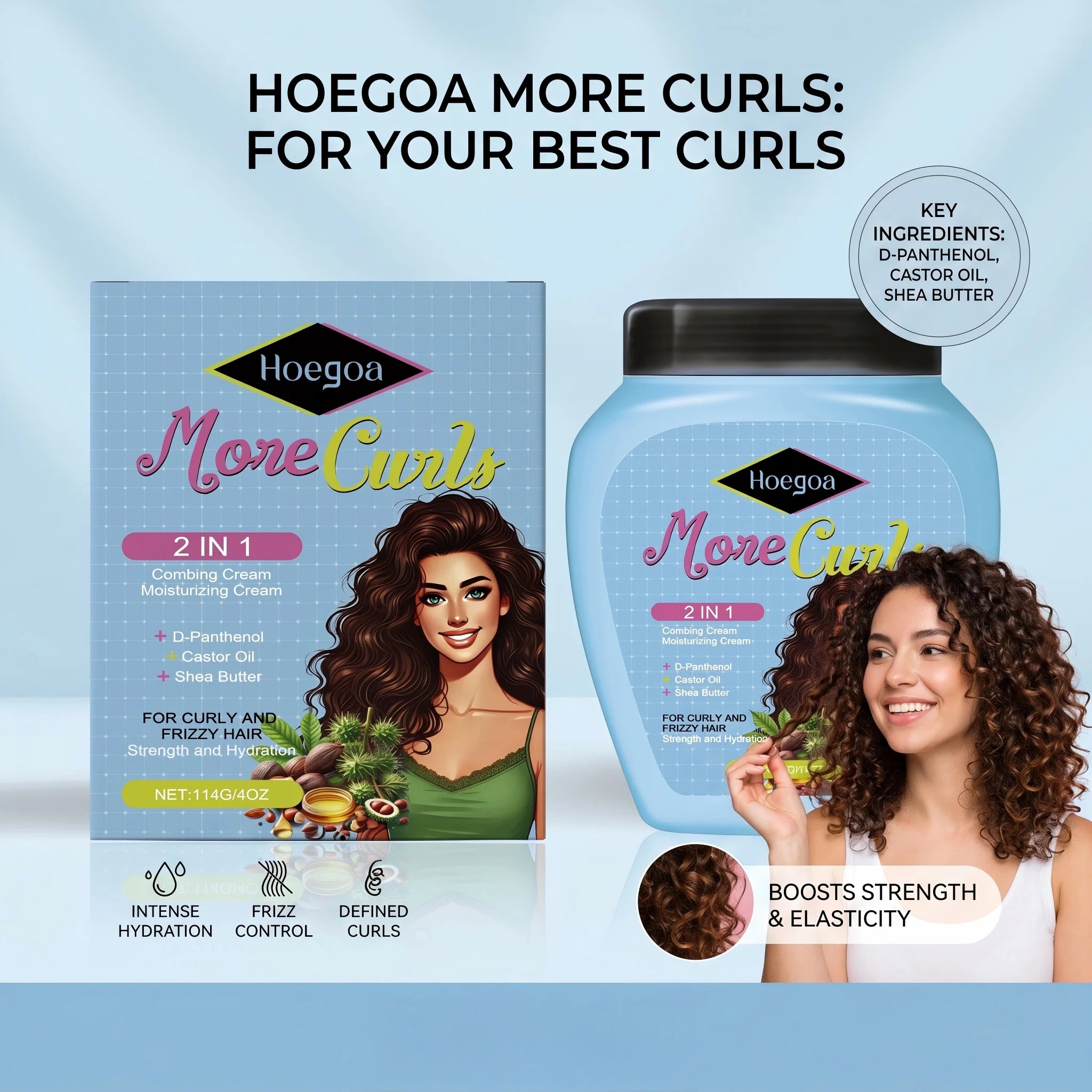 More Curls Hair Cream Curl Defining and Moisturizing Cream - 12