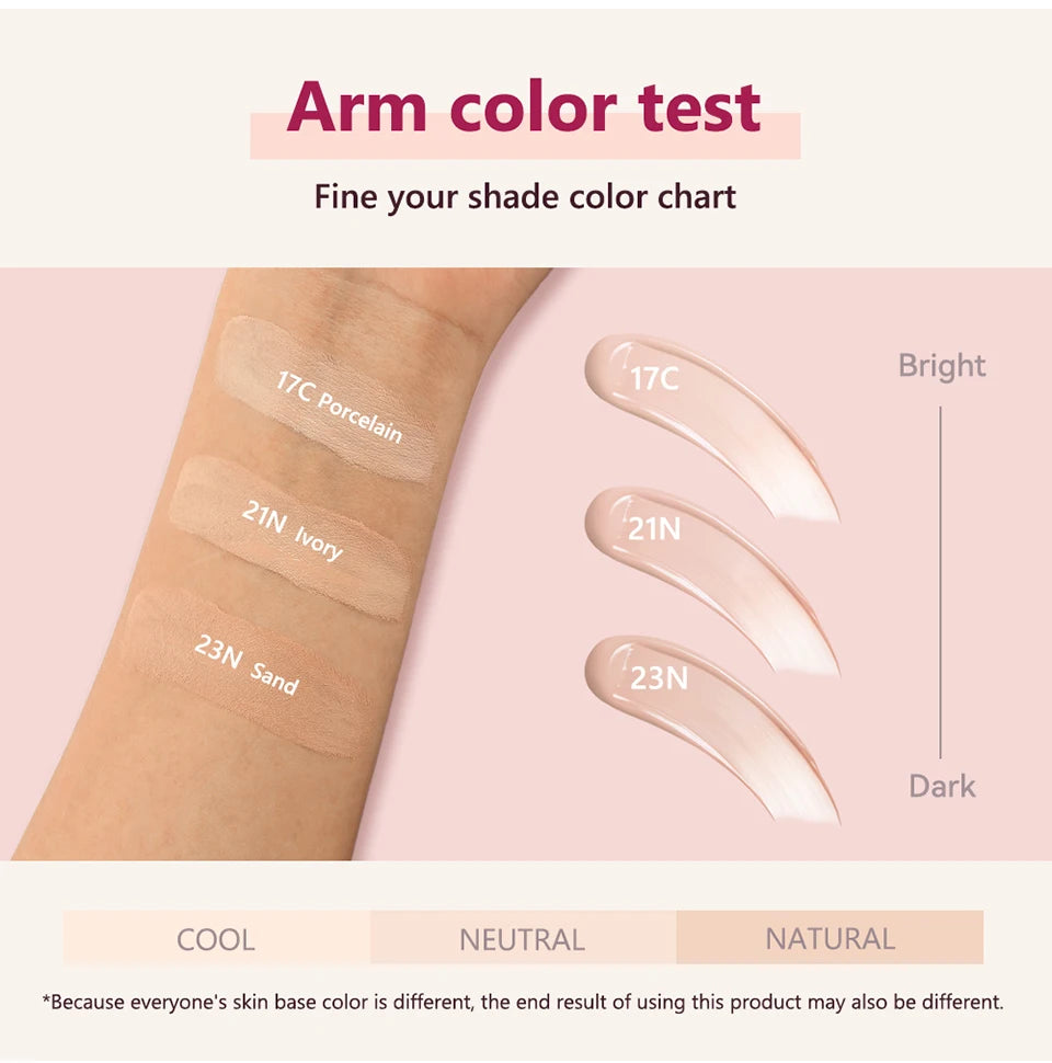 Lakerain Cushion Foundation Korean Makeup Base CC Cream
