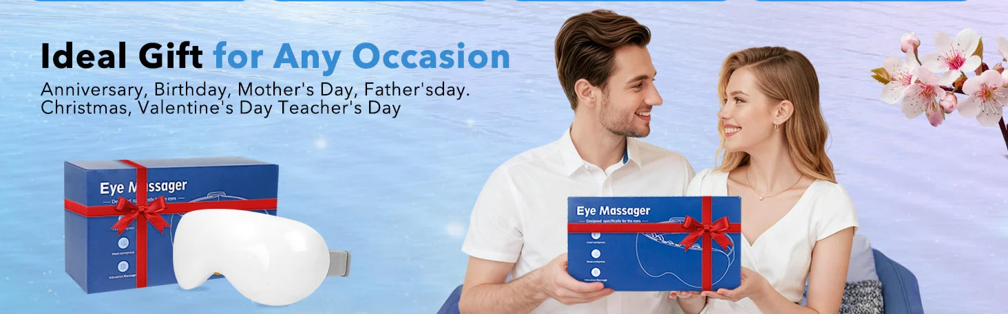 Smart Eye Massager Cooling Vibration Eye Care Device - 16