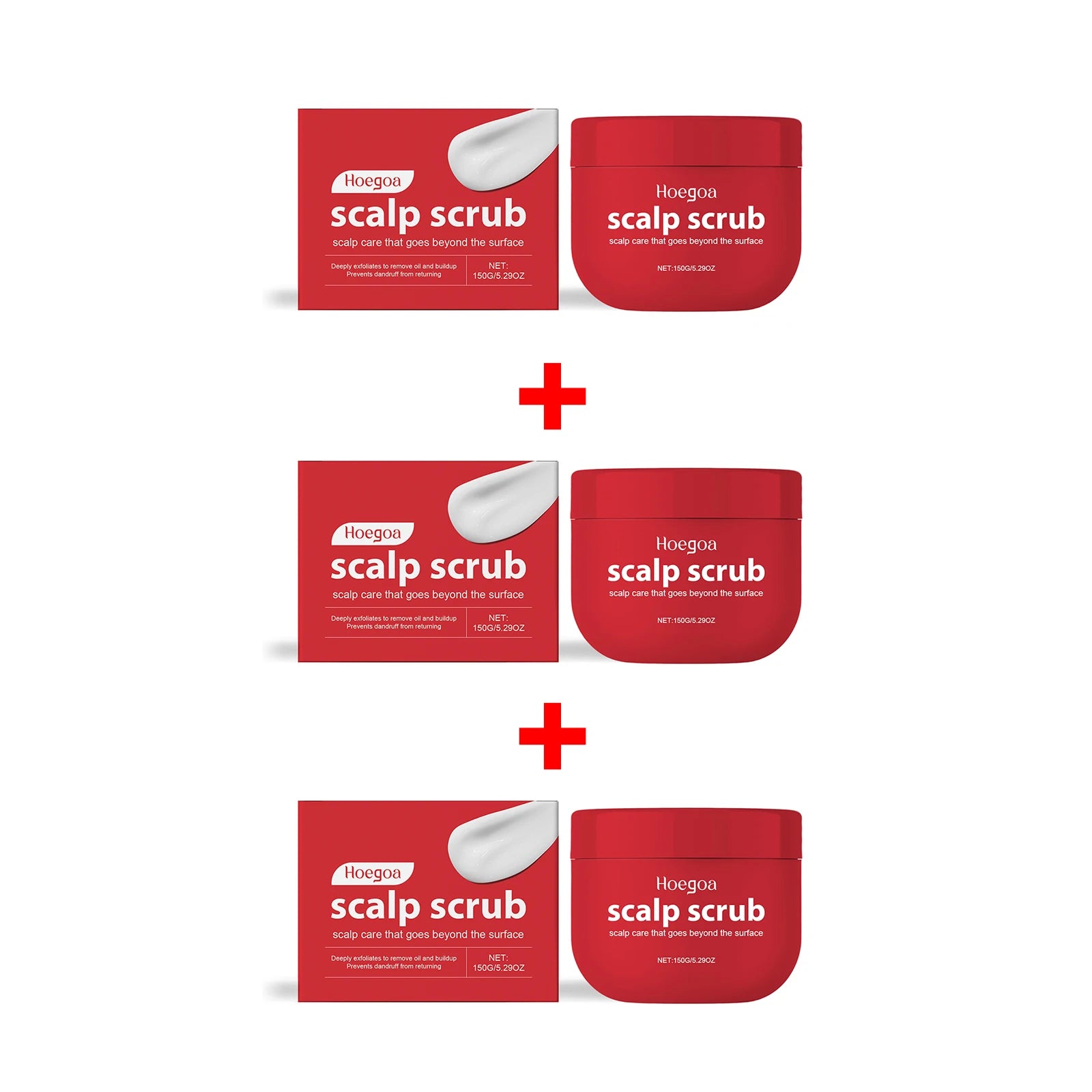 Scalp Scrub Deep Cleansing Exfoliator Dandruff Relief Hair Care - 15