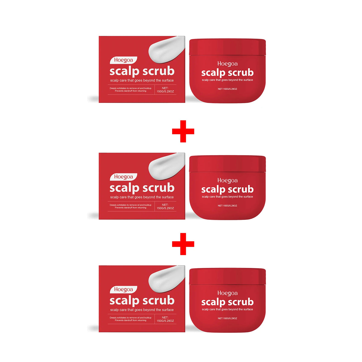 Scalp Scrub Deep Cleansing Exfoliator Dandruff Relief Hair Care