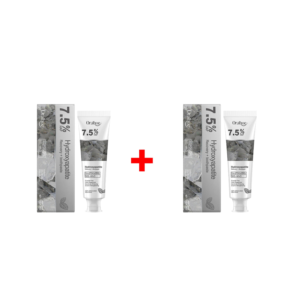 Oralhoe 7.5% Hydroxyapatite Toothpaste Enamel Repair
