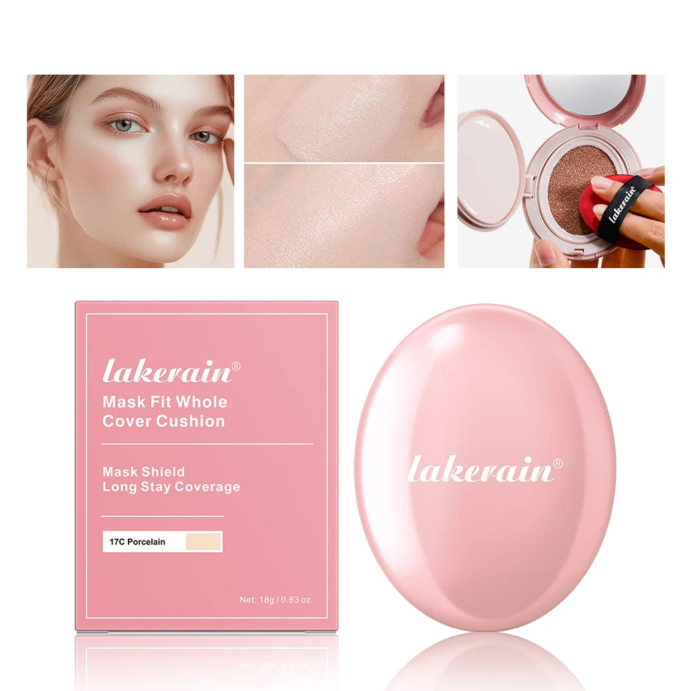 Lakerain Cushion Foundation Korean Makeup Base CC Cream - 3