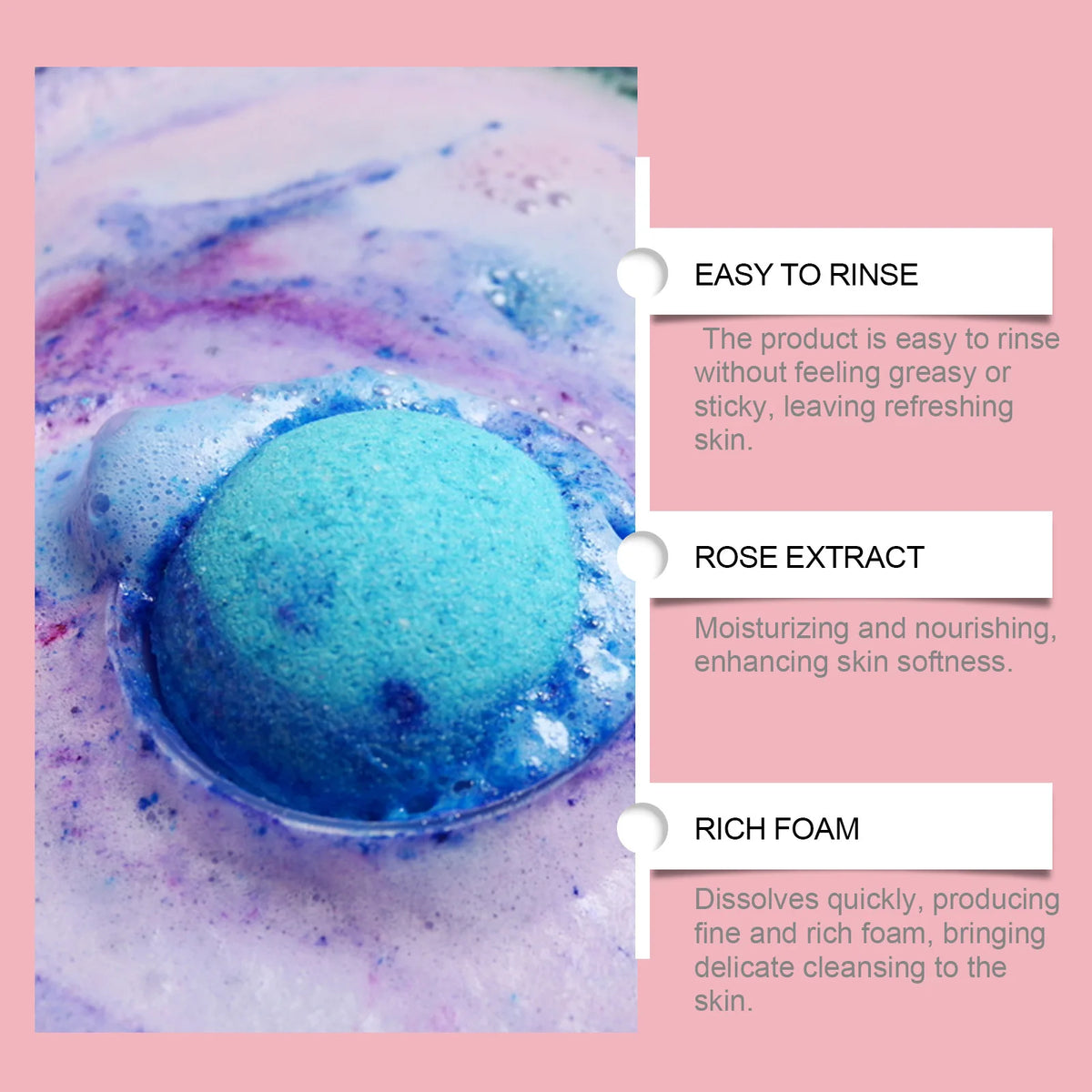Bubble Bath Bombs Spa Relaxing Body Stress Relief Skin Care