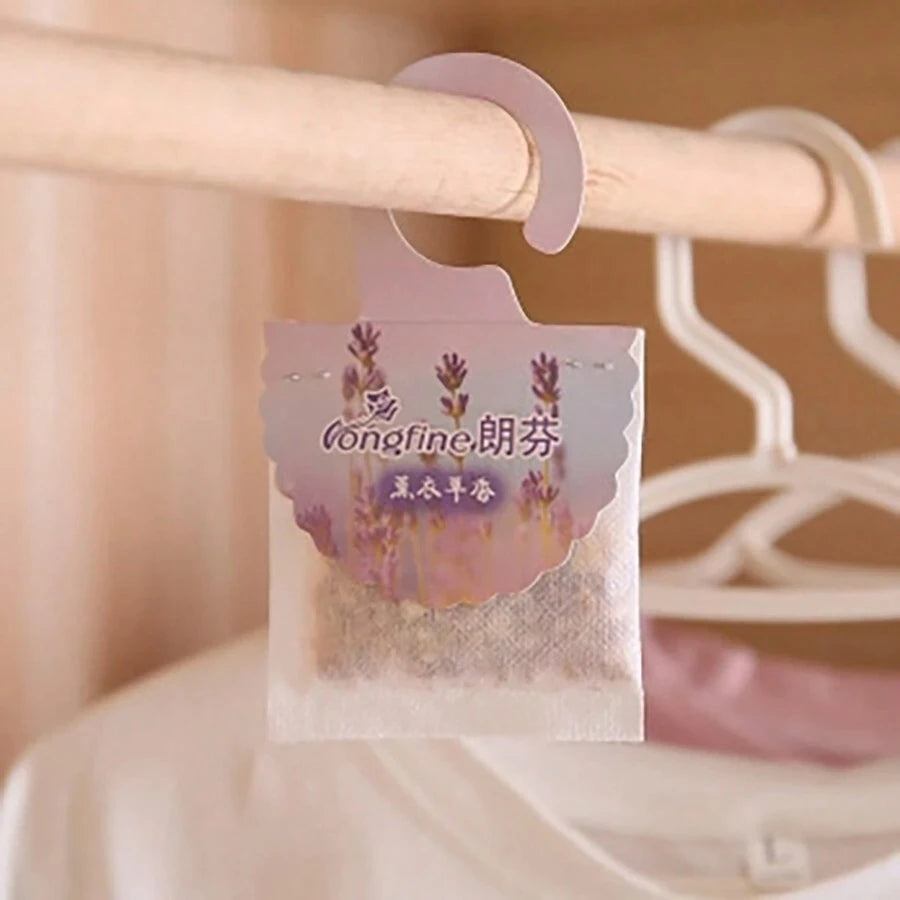 5 10 Pack Wardrobe Hanging Sachets Air Freshener Closet Odor Eliminator - 13