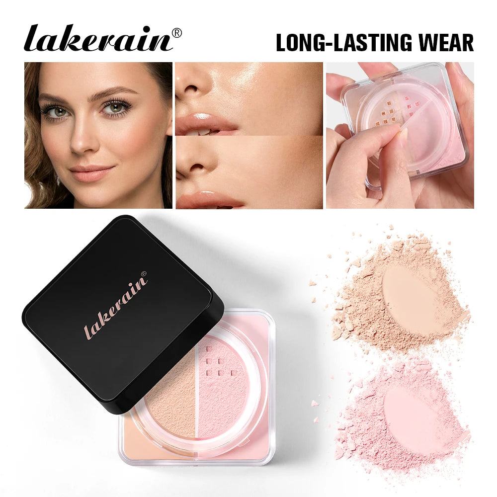 2-in-1 Color Correcting Setting Powder Matte Loose Powder - 1