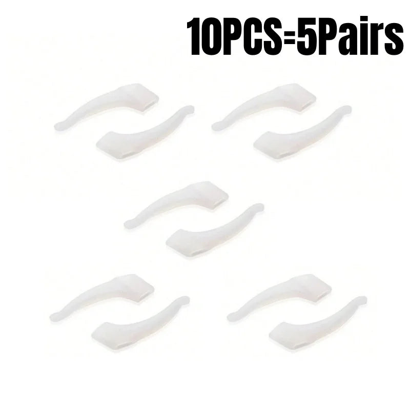 20Pcs Silicone Eyeglass Ear Grips Anti-Slip Glasses Temple Tip Holders - 11