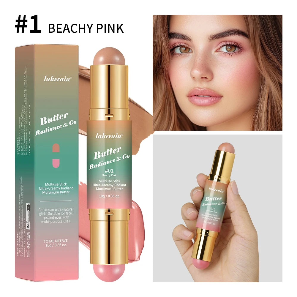 Double Headed Bronzer Blush Stick Multiuse Contouring Makeup