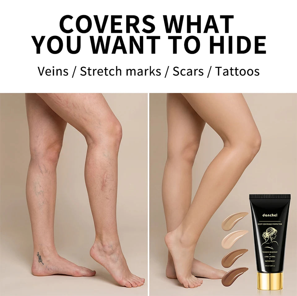 Waterproof Body Concealer Tattoo and Scar Cover Up Cream - 13