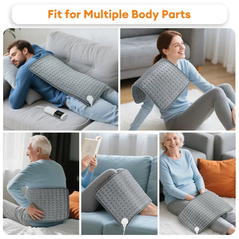 Electric Heating Pad for Back Pain Relief and Cozy Warmth - 5