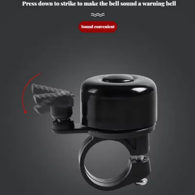Aluminum Alloy Bicycle Bell Crisp Sounding Bike Handlebar Ring Horn