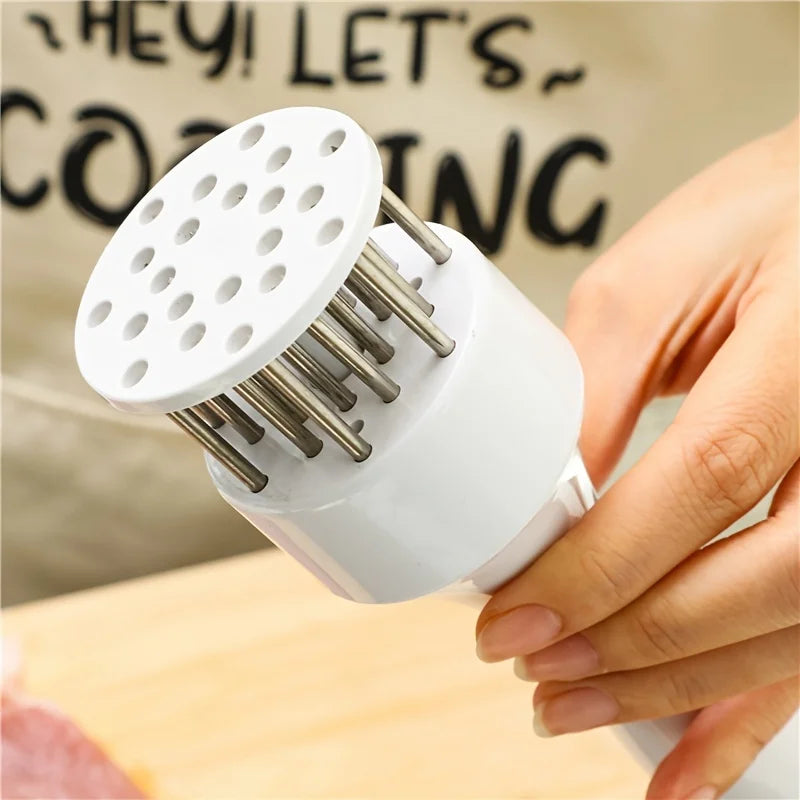 Stainless Steel Meat Tenderizer Needle Tool for Steak and Poultry
