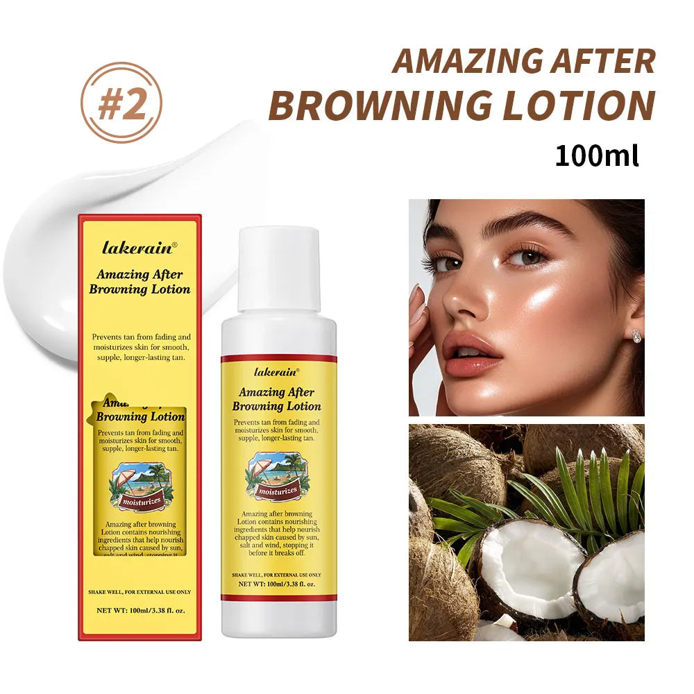 Amazing Brown Tanning Lotion Self Tanner Booster