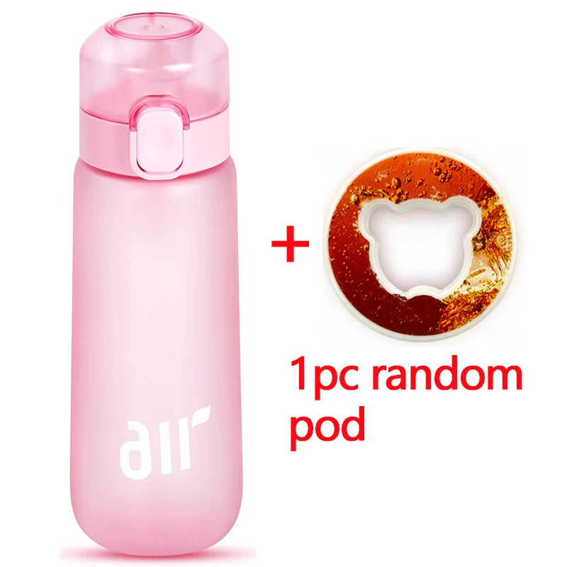 650ml Scented Air Water Bottle with Flavor Pods Leakproof Sports Cup - 11