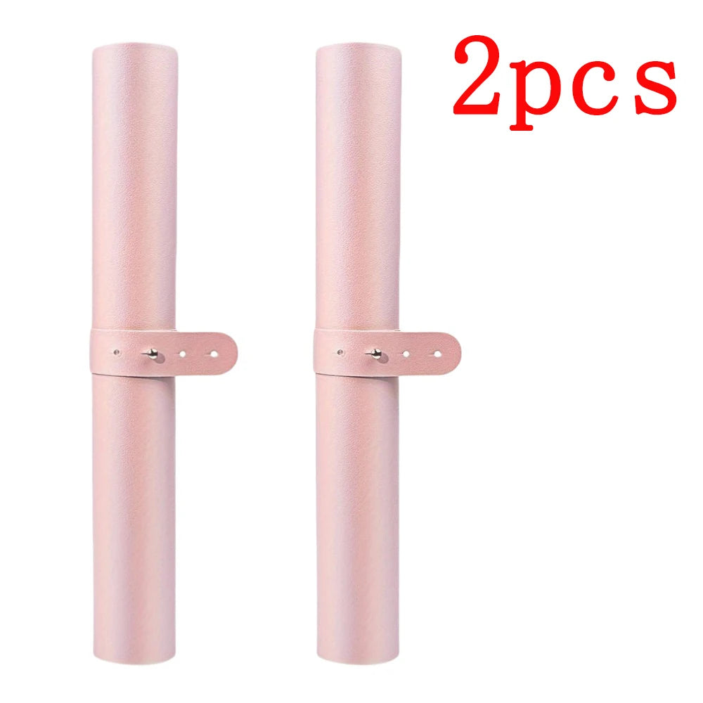 Pink Nail Art Table Mat Foldable PU Leather Manicure Desk Pad - 14