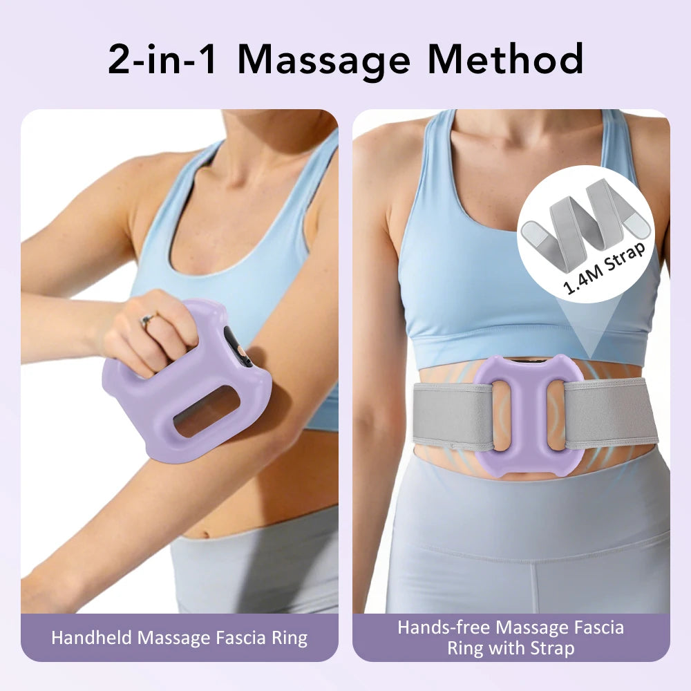Electric Fascia Ring Fitness Body Shaping Massager - 11