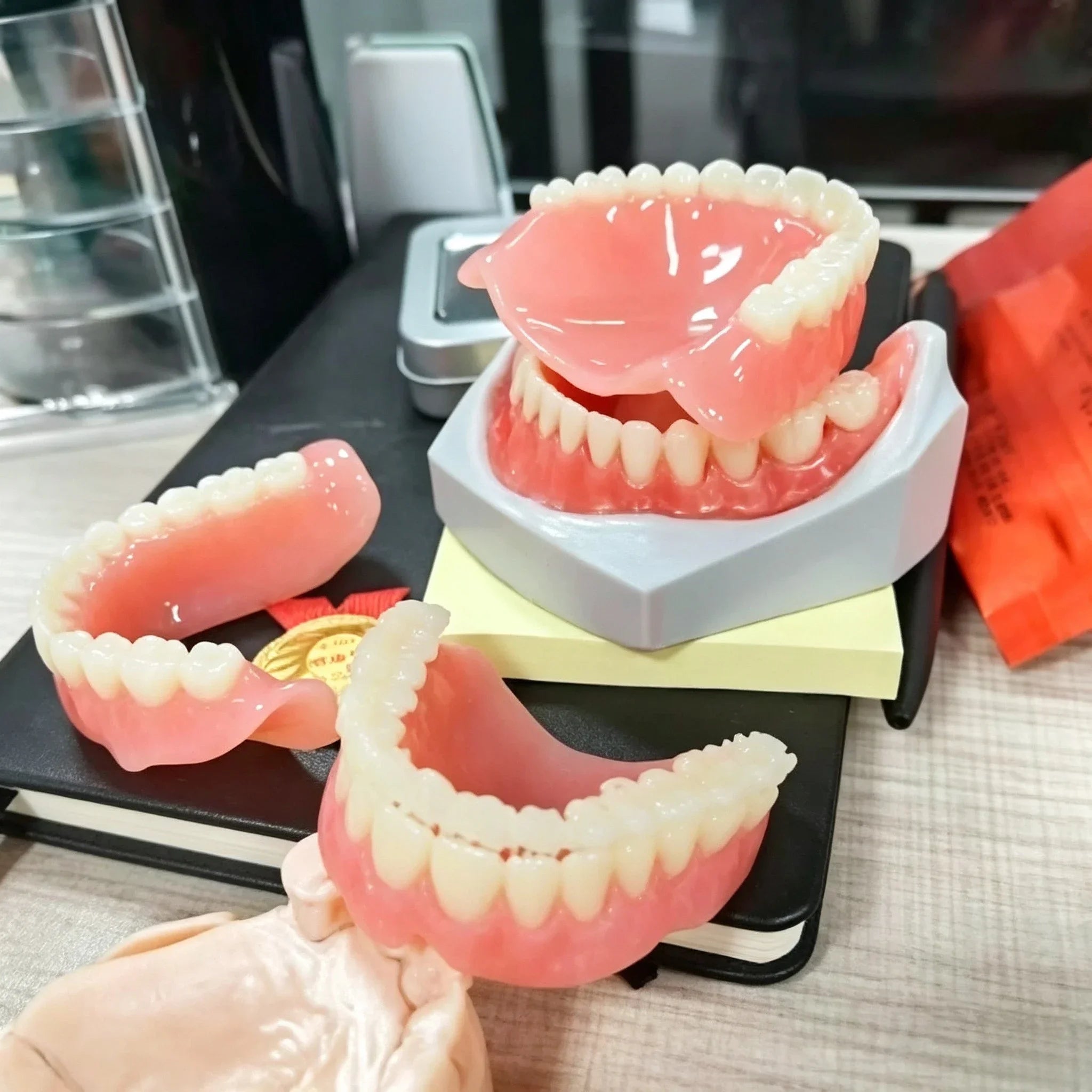 Silicone Dentures Full Mouth False Teeth Set - 7