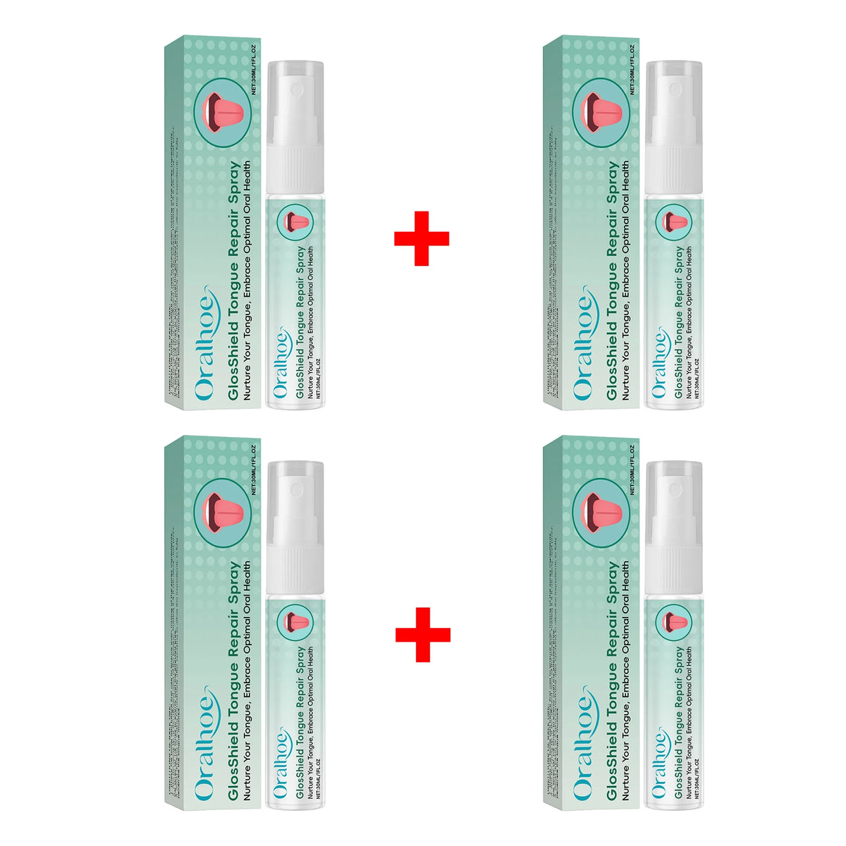 Tongue Repair Spray for Coated Tongue and Bad Breath Relief
