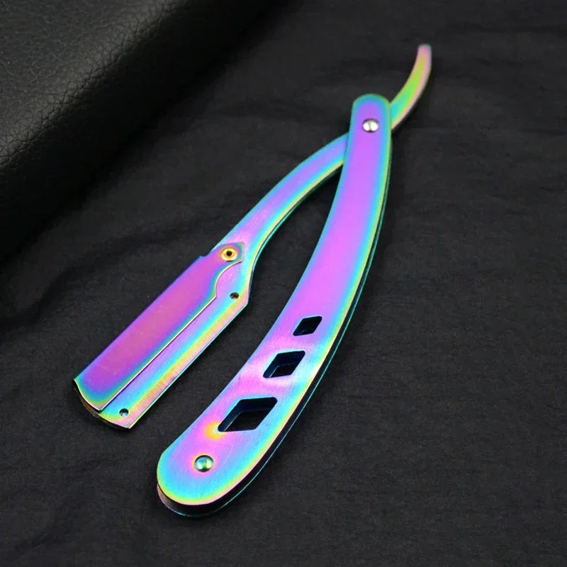 Men Shaving Razor Folding Barber Hair Removal Knife