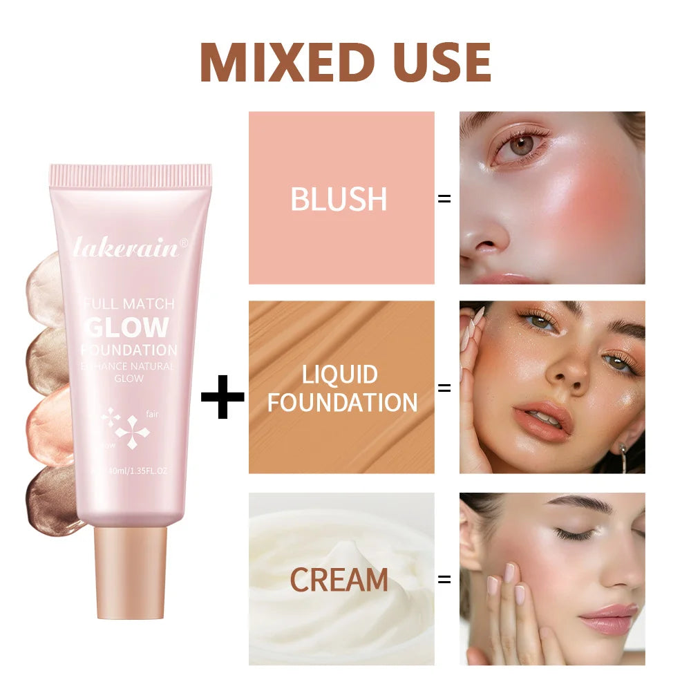 Natural Glow Enhancer Foundation Moisturizing Liquid Highlighter