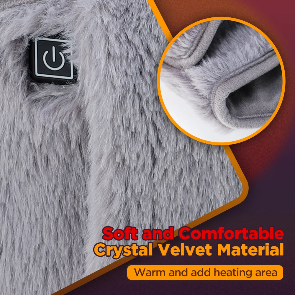 USB Electric Heating Belt Hand Warmer & Abdominal Cramp Relief Pad - 24