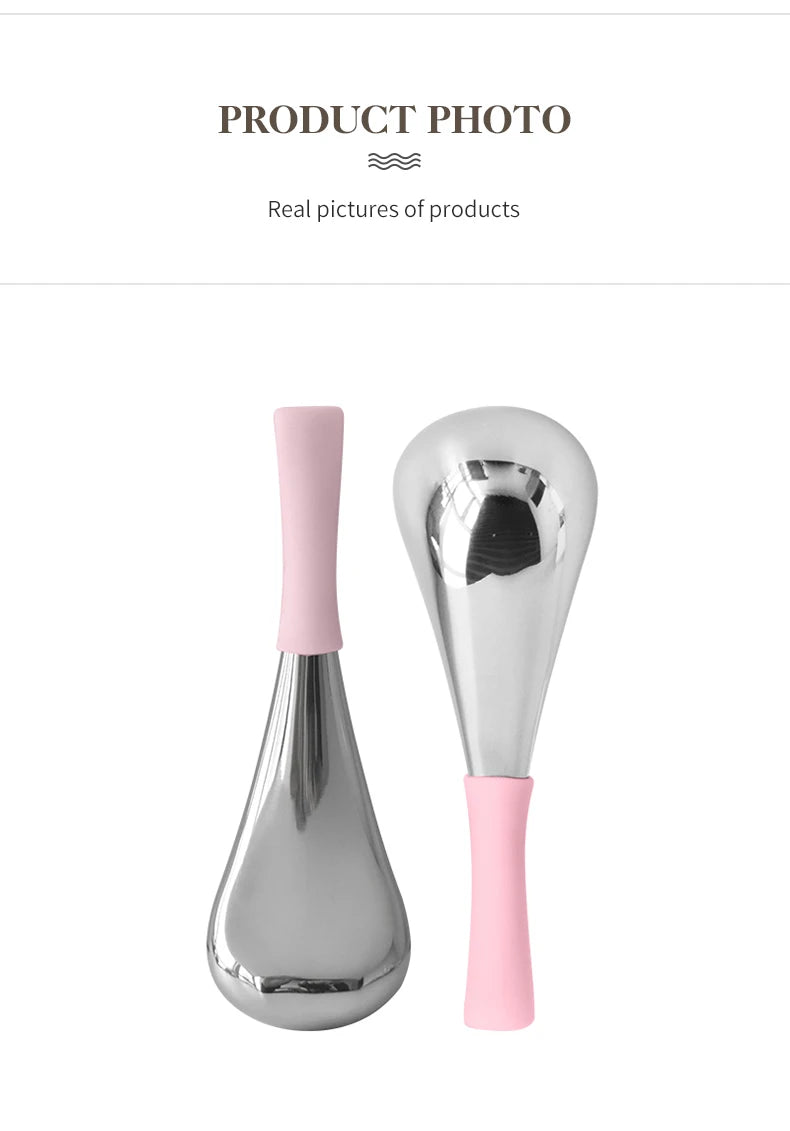 Stainless Steel Ice Globes Facial Cryo Sticks Cooling Roller - 13