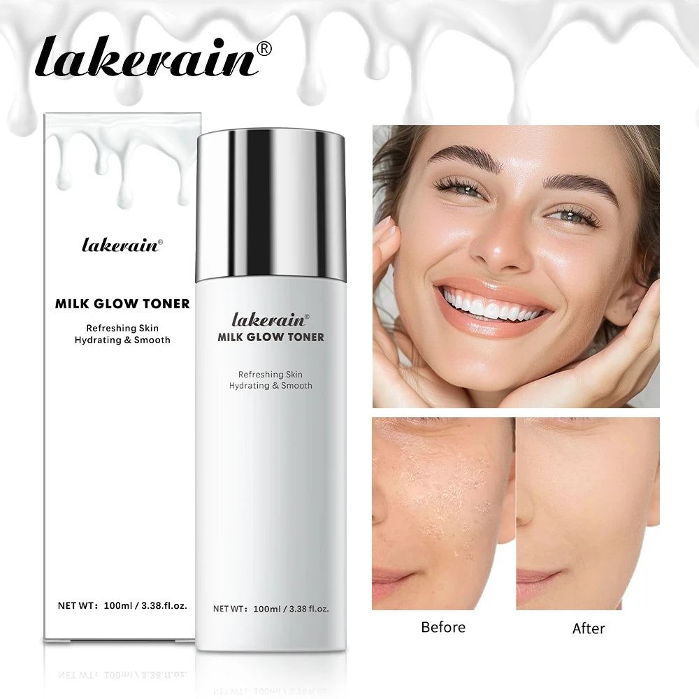 Milk Glow Toner Brightening Skin Care Face Hydration