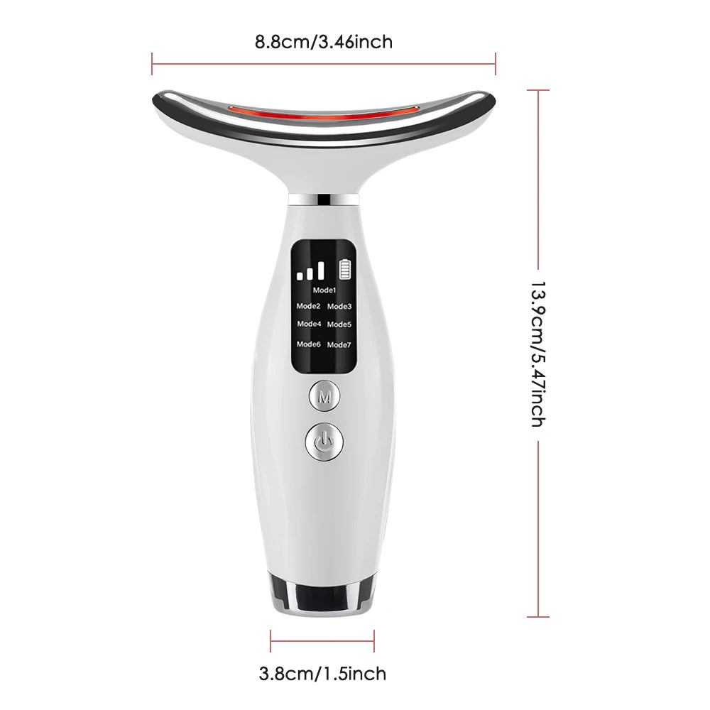 LED Neck Beauty Instrument Face Lifting Massager - 13