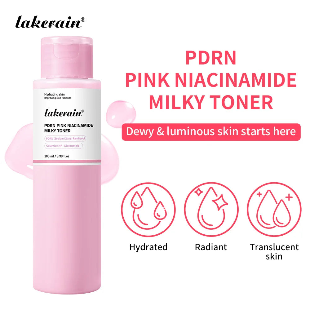 PDRN Pink Niacinamide Milky Toner Hydrating Facial Lotion