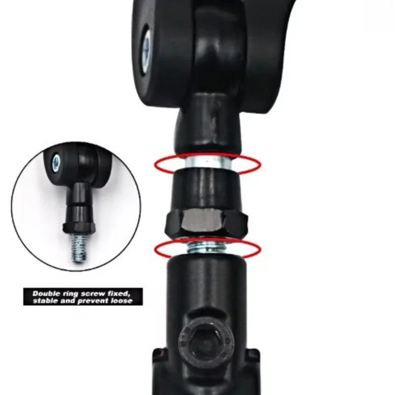 Adjustable Bike Rearview Mirror 360 Rotating Cycling Handlebar Mirror