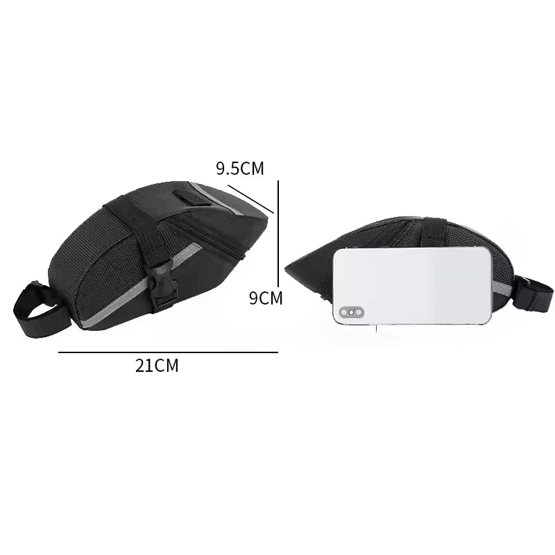 Bicycle Saddle Bag Rainproof Cycling Seat Tail Pouch Storage Accessory