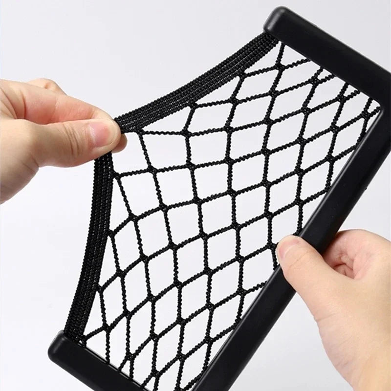 Car Mesh Pocket Organizer In-Car Storage Net for Phone and Sundries - 10