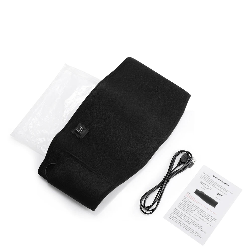 USB Red Light Waist Belt Heating Pad for Cramps and Back Pain