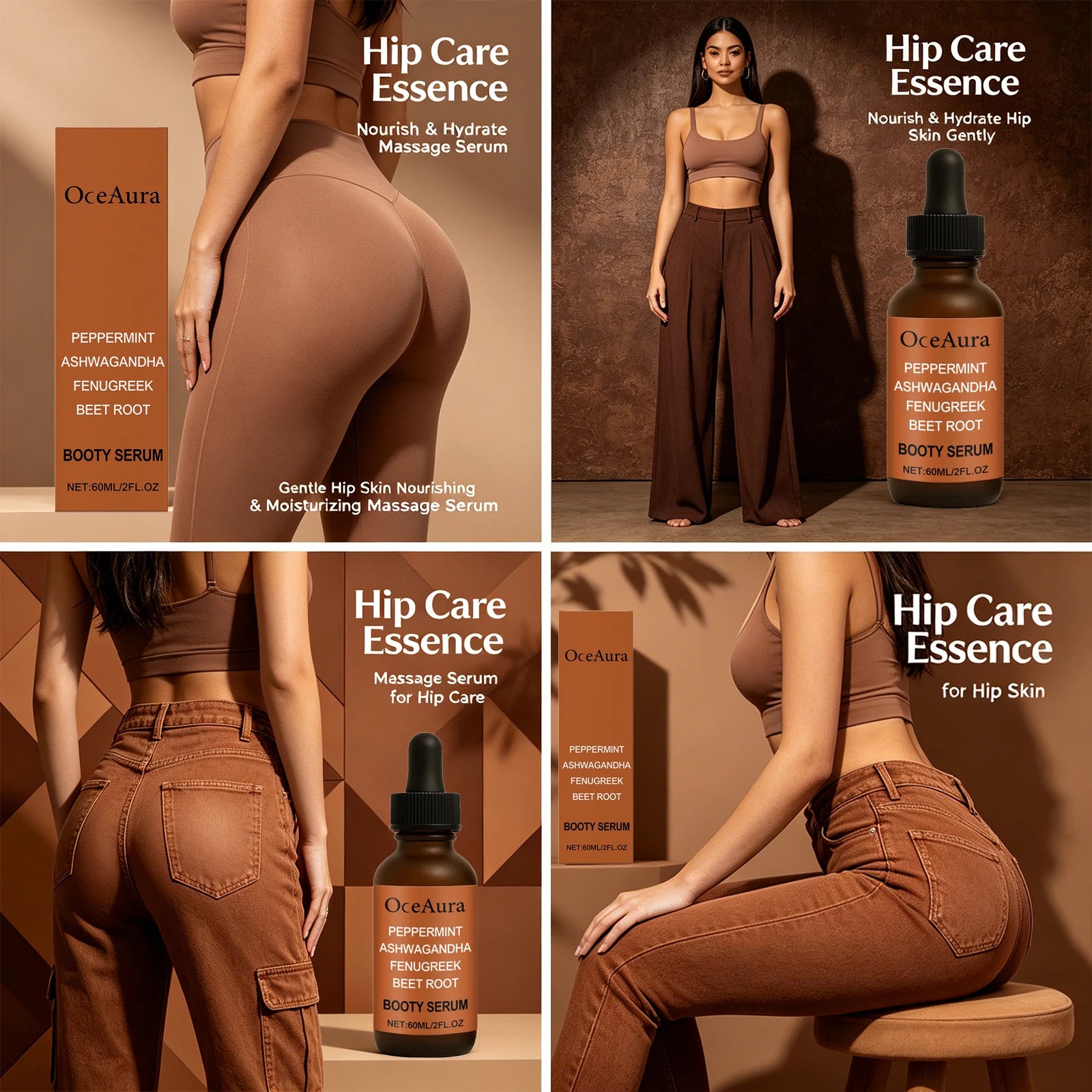 OceAura Butt Lifting Firming Serum Hip Enhancement Body Care - 1
