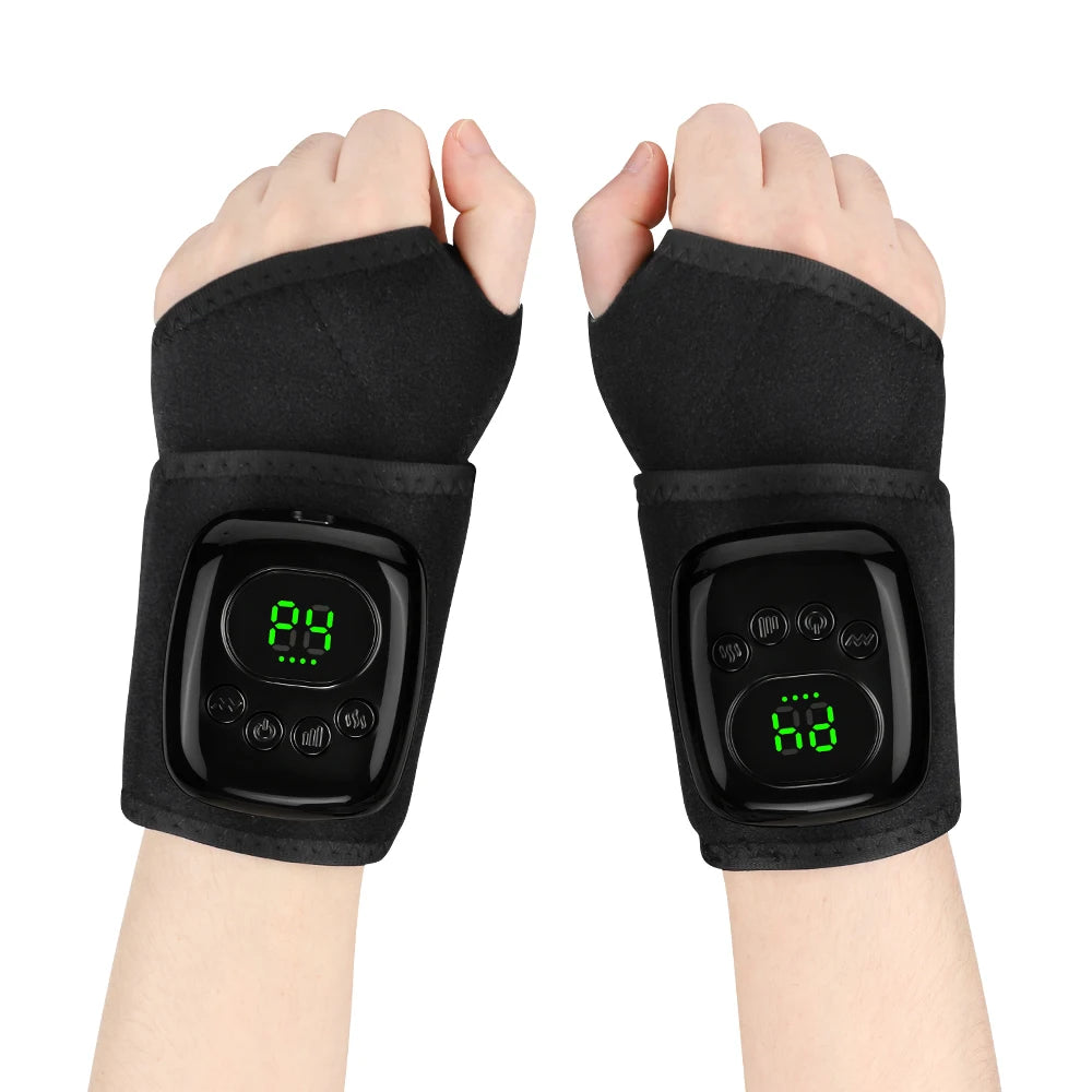Cordless Heated Wrist Massager Air Compression Hand Wrap - 36