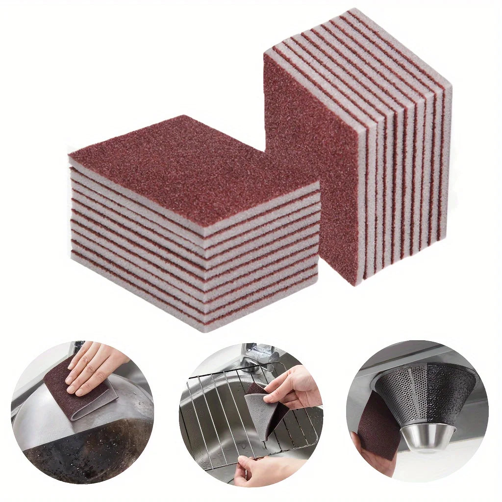 Emery Sponge Roll Magic Cleaning Eraser for Rust Removal and Kitchen Scrub - 4