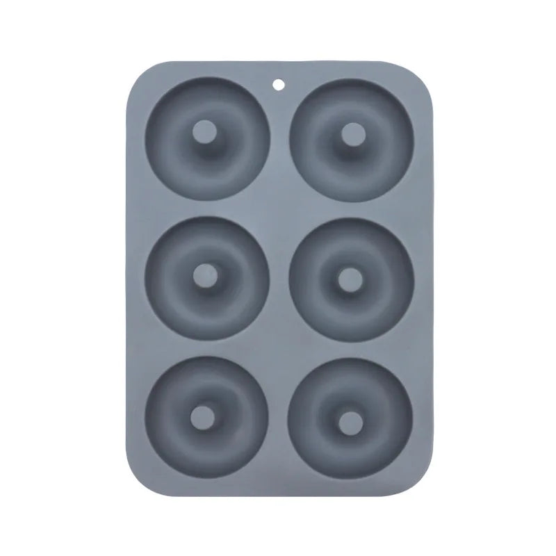 Silicone Donut Mold 6 Cavity Nonstick Baking Pan for Cakes and Pastries