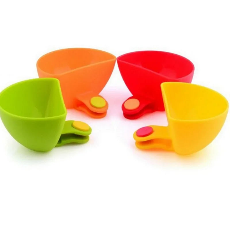 Dip Clip Bowls Set Plate Side Containers for Sauce and Seasoning - 9