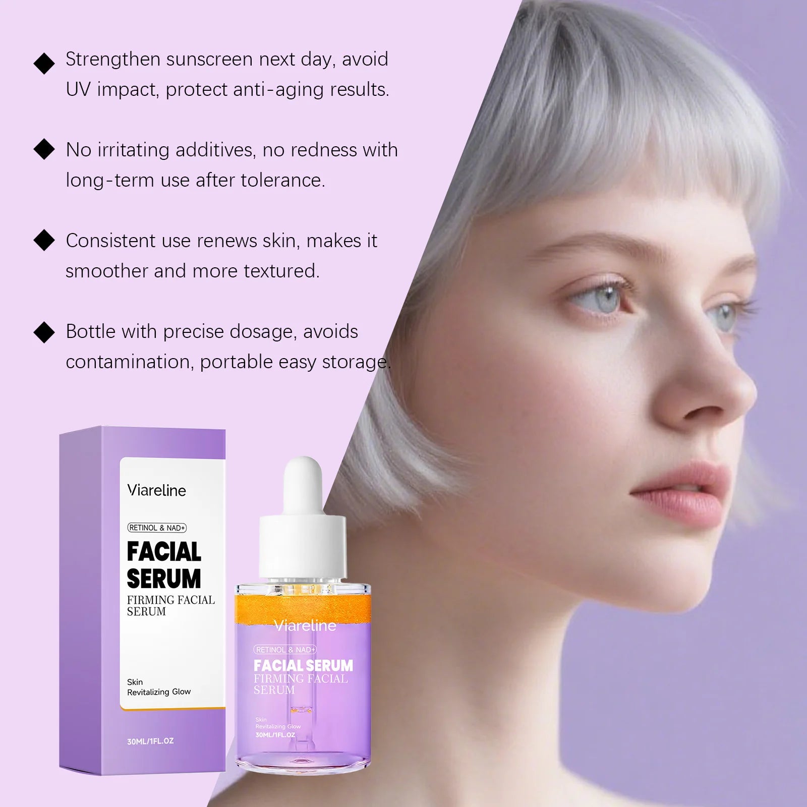 Retinol Facial Serum Firming Lifting Anti Aging Skin Care - 11