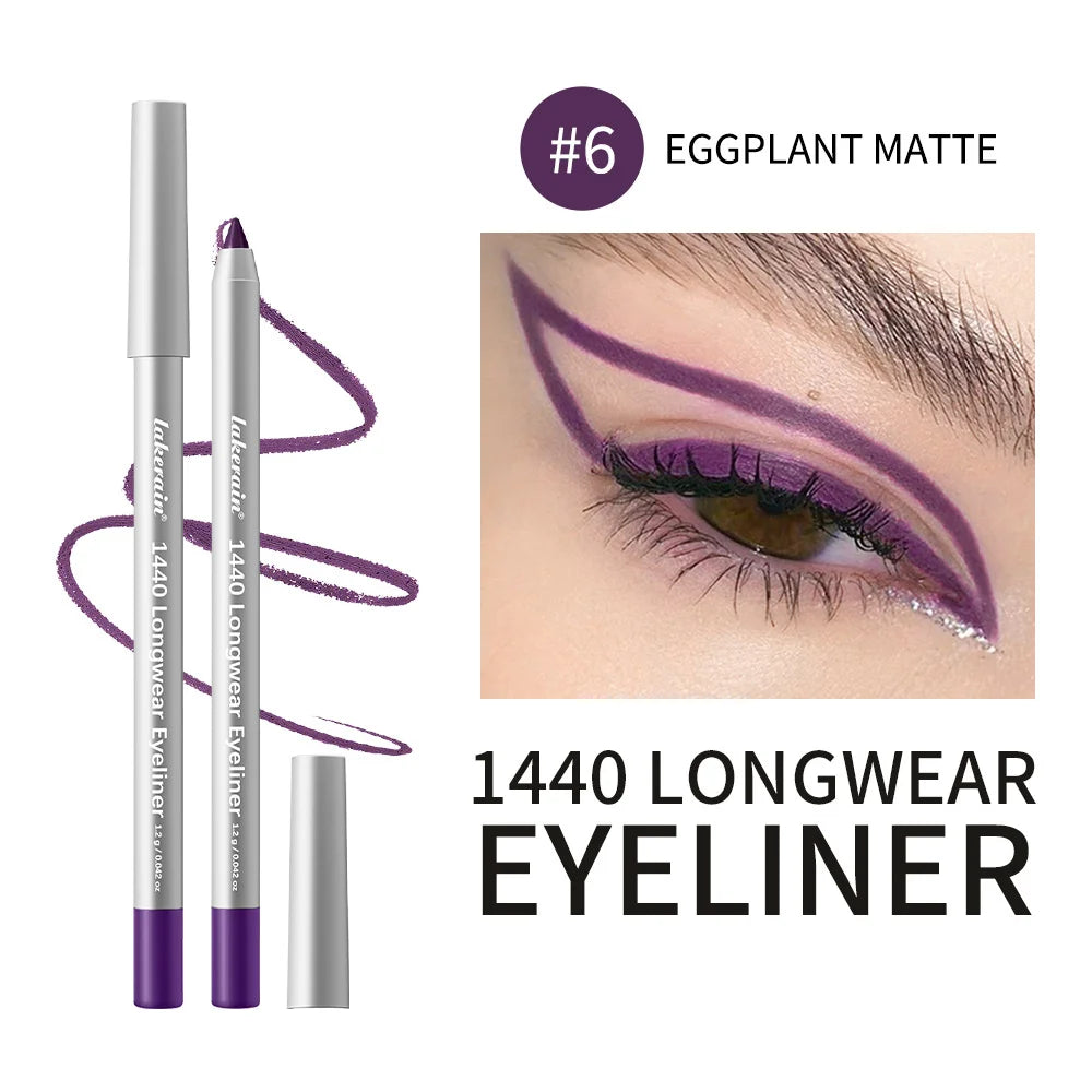 Waterproof Eyeliner Pencil Long Lasting Smudge Proof Makeup