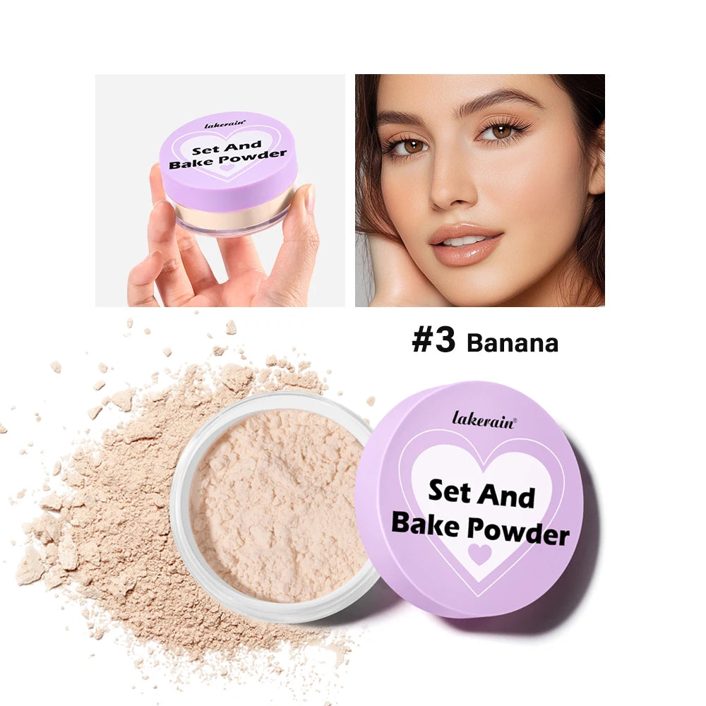 Loose Setting Powder Oil Control Matte Translucent Baking Powder