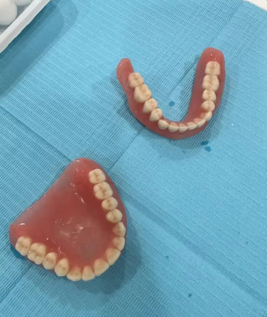 Moldable Silicone Denture Set Temporary Instant Smile Teeth Upper Lower