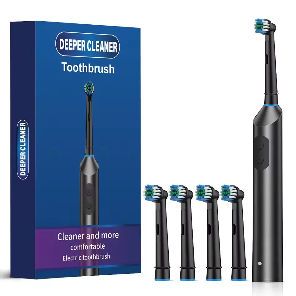 Rechargeable Rotating Electric Toothbrush with 4 Heads - 20