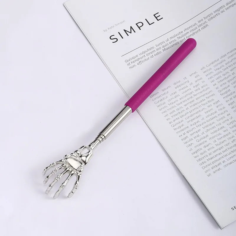 Stainless Steel Retractable Back Scratcher Extendable Body Massager - 15