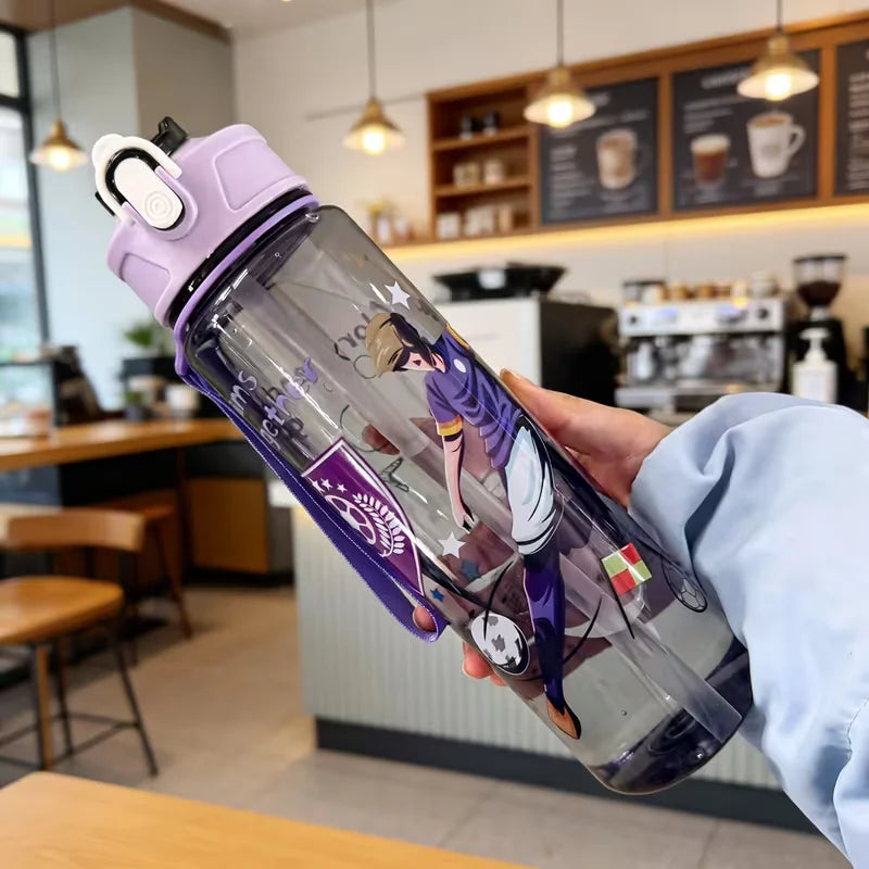 750ml Sports Water Bottle Leakproof BPA Free Gym Travel Cup with Straw - 14