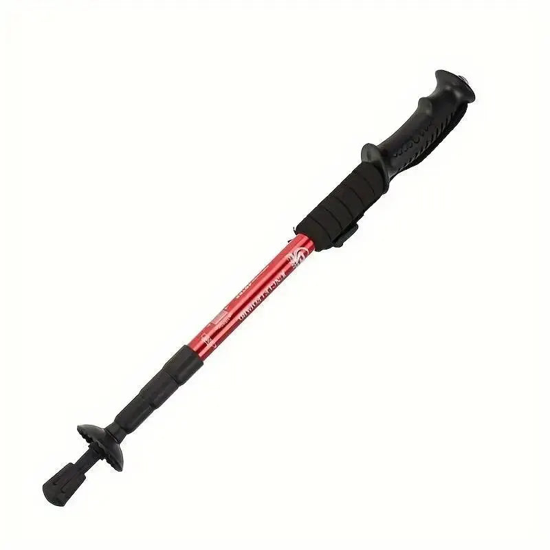 Ultralight Folding Trekking Poles Shock Absorbing Hiking Walking Stick