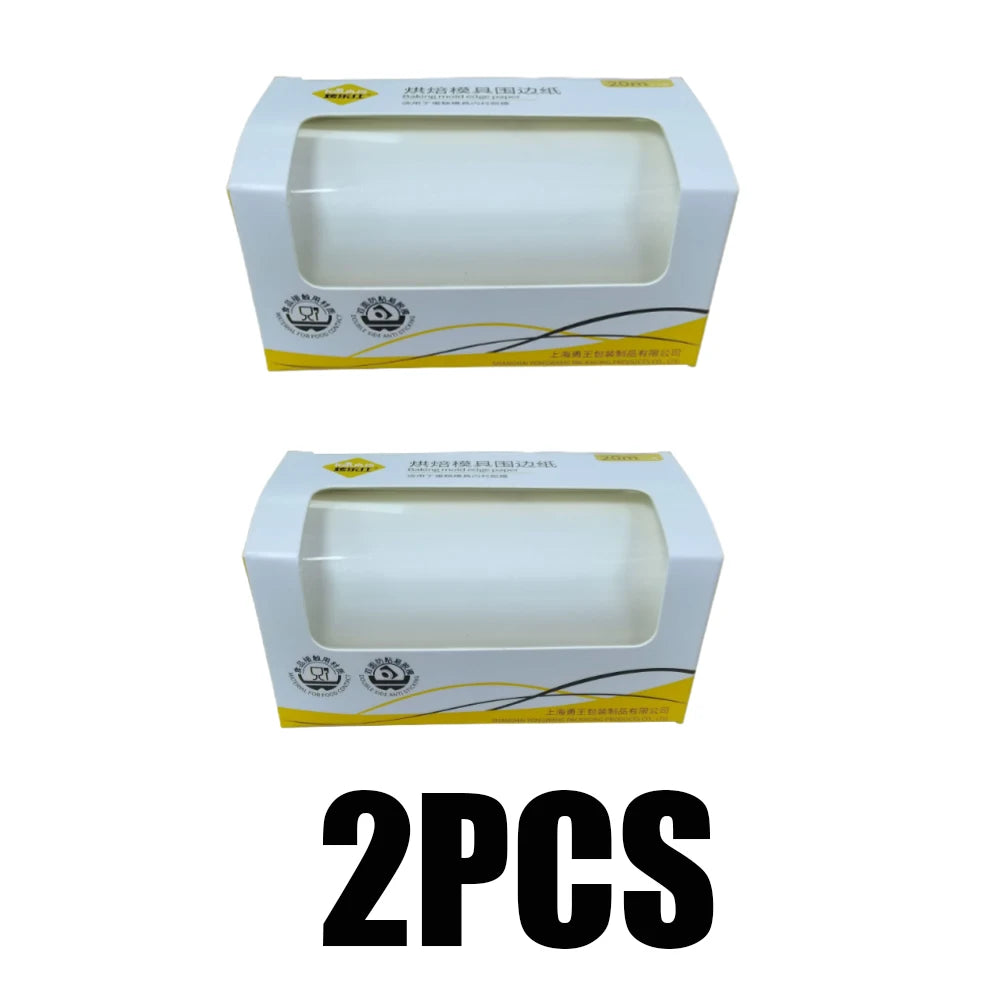 Non-Stick Baking Parchment Paper Roll for Cake Pan Liner and Air Fryer - 13