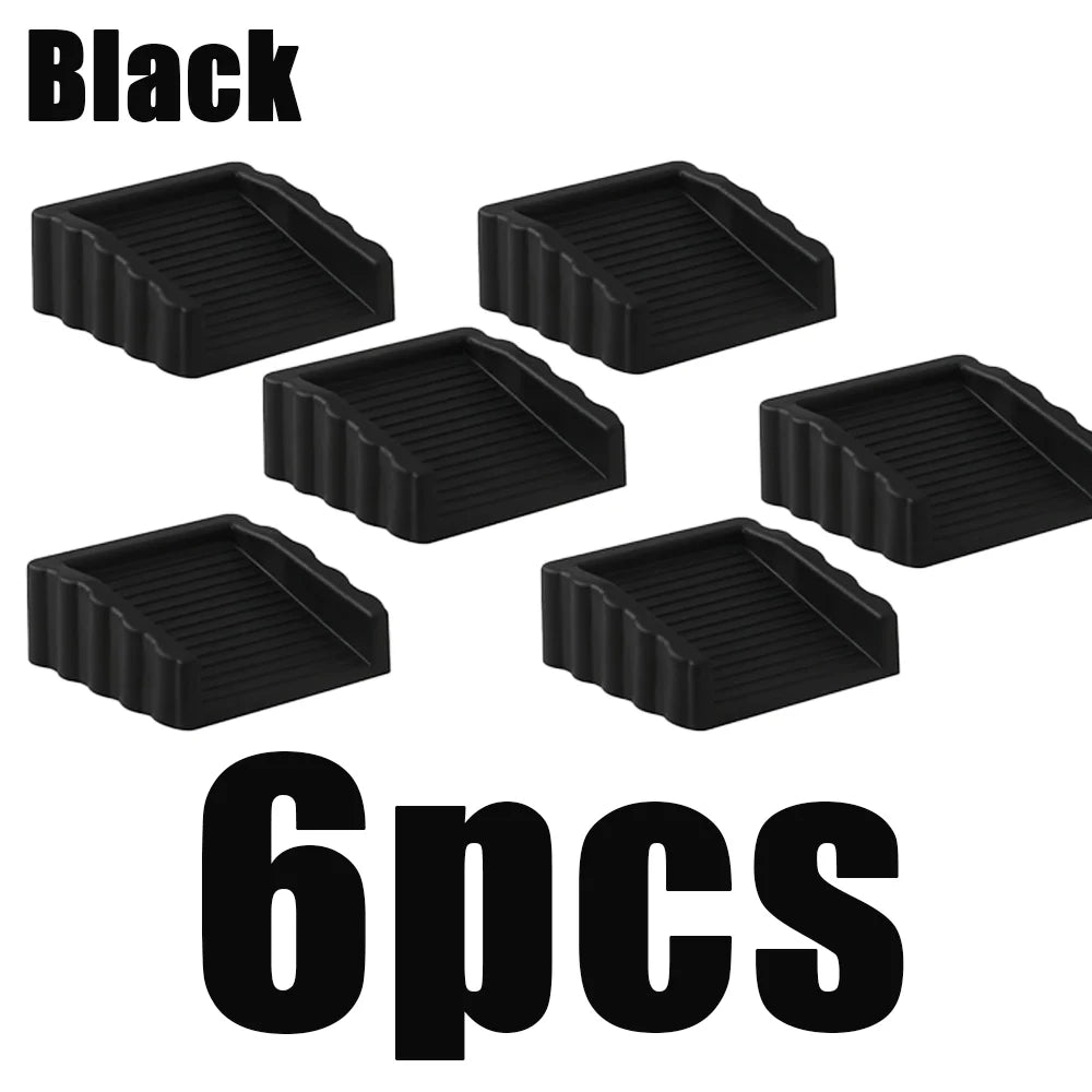 Anti-Slip Door Stopper Rubber Door Wedge Floor Protector Set