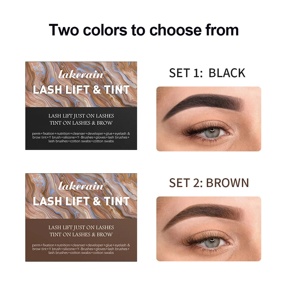 Professional Eyelash Perm and Tint Kit Lash Lift Curling Set