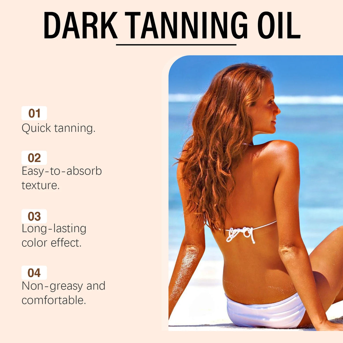 Coconut Oil Dark Tanning Oil Sun Lotion Deep Bronze